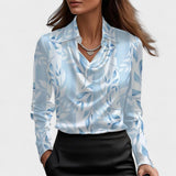 Gabriela - Blusa de Cetim com Decote