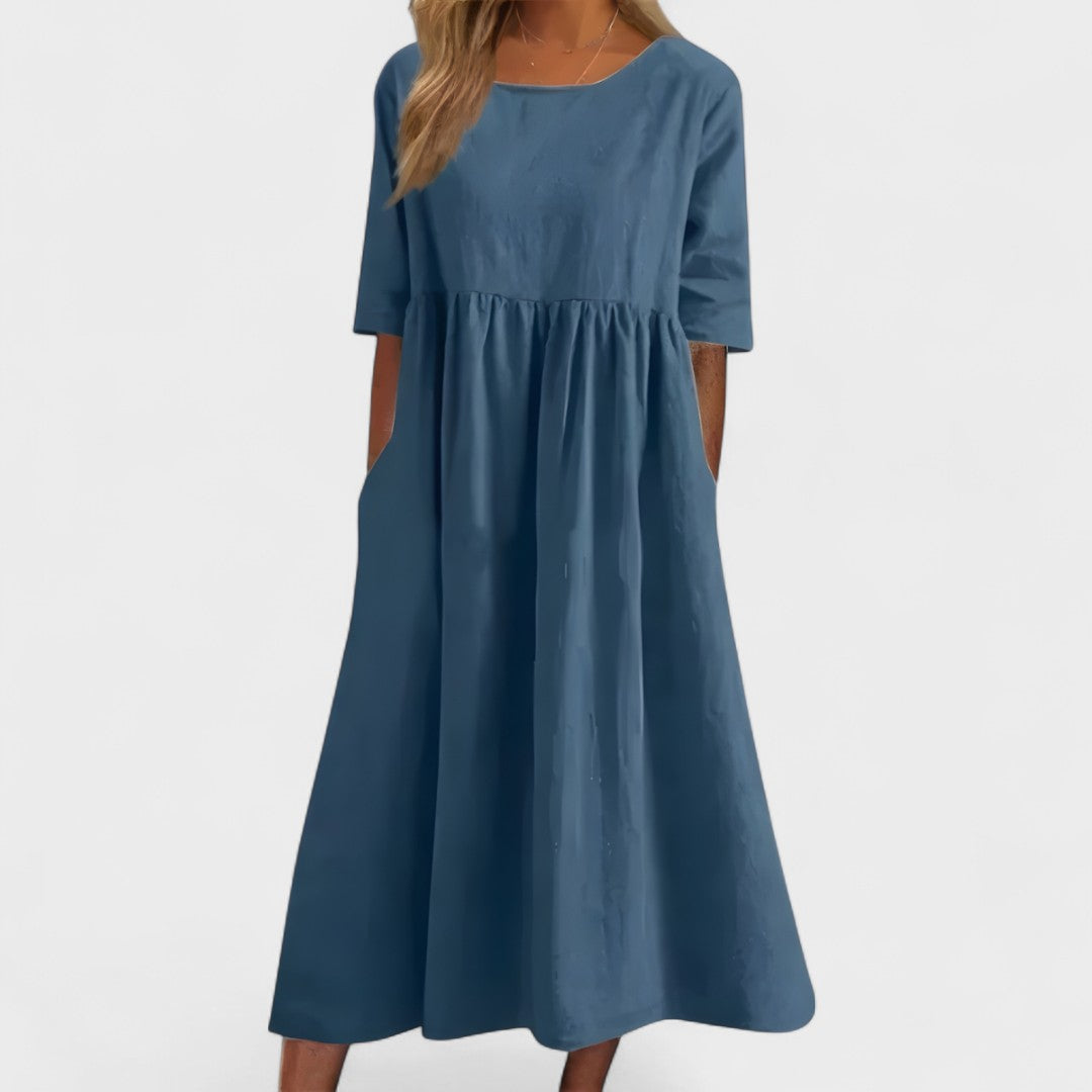Manuela - Vestido de Algodão Arejado