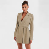 Teresa - Vestido blazer preto