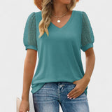 Carolina - Top Elegante com Decote em V