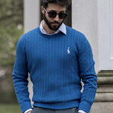 GIRAFFE - CABLE KNIT SWEATER