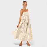 Camila - Vestido Listrado Fresco