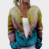 Rita - Cardigan Floral de Outono