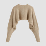 Cozy Cropped Button Up Cardigan