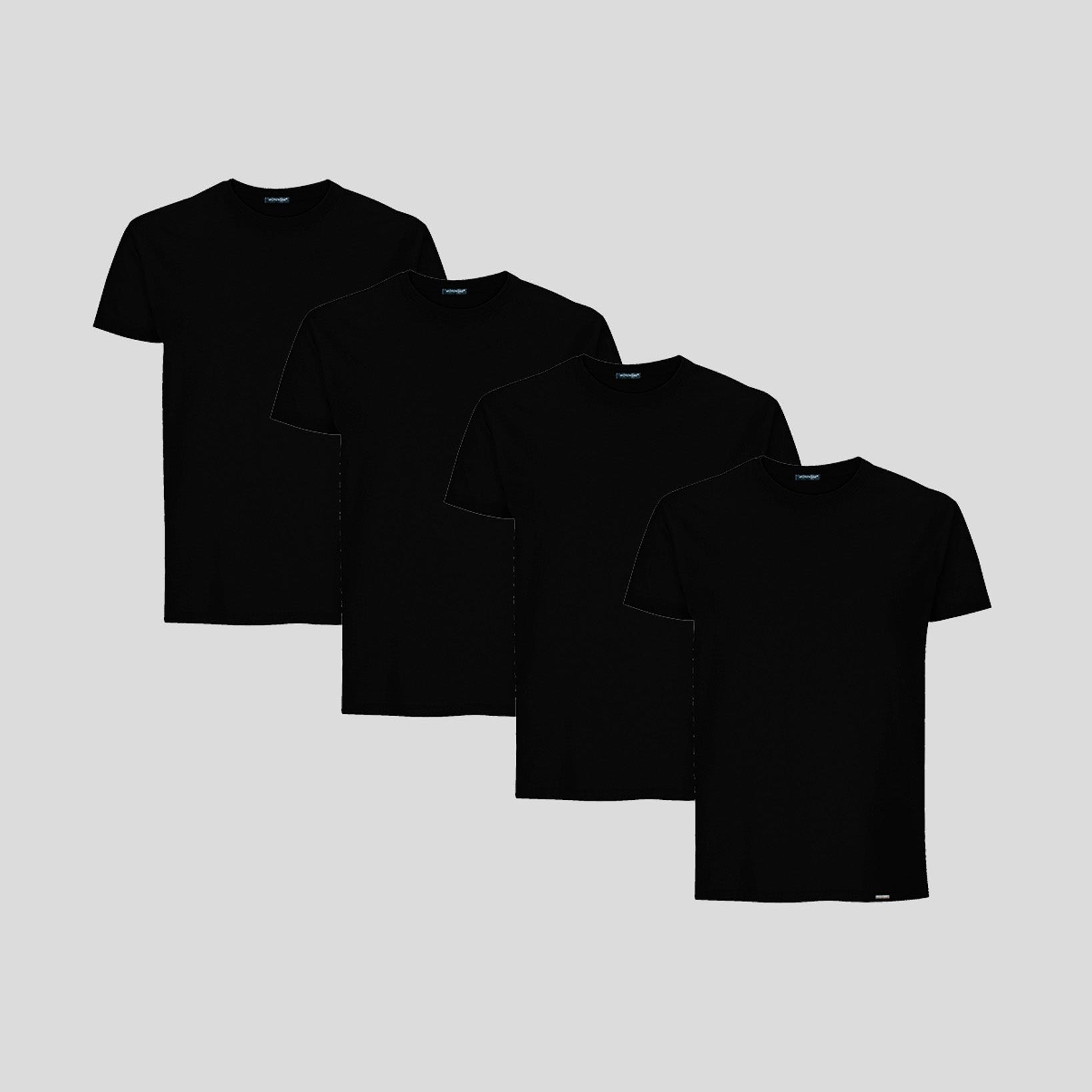 BASIC SLIM-FIT T-SHIRT 4-PACK