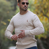 GIRAFFE - CABLE KNIT SWEATER