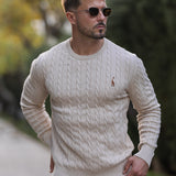 GIRAFFE - CABLE KNIT SWEATER