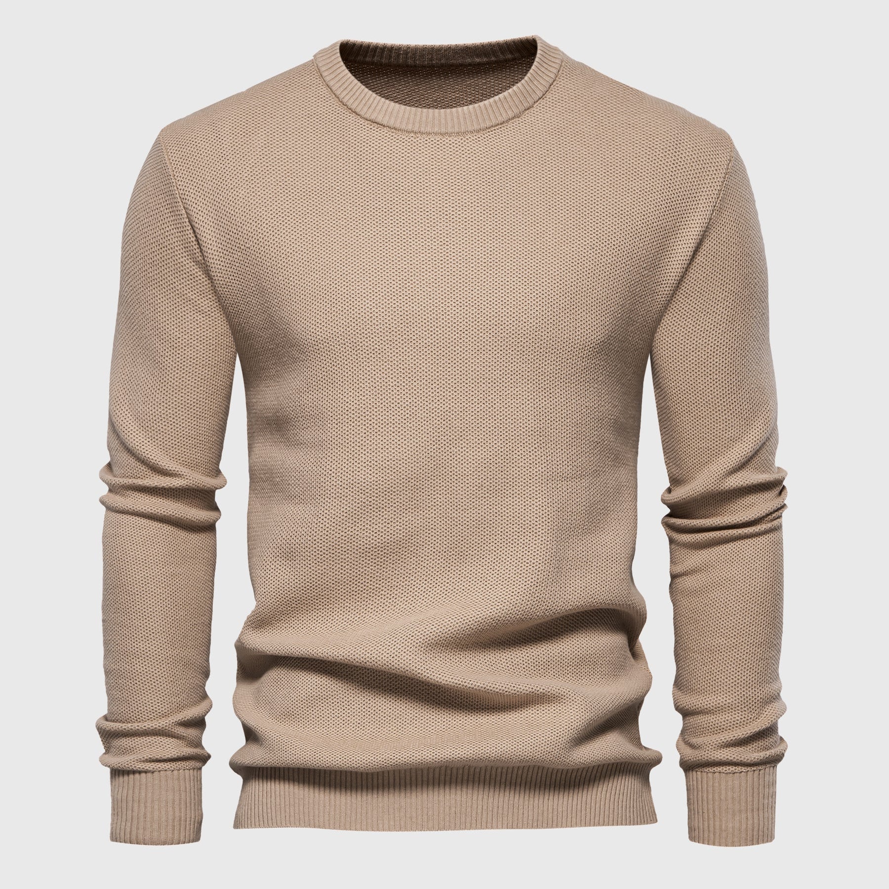 PIQUE -  CREW SWEATER