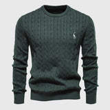 GIRAFFE - CABLE KNIT SWEATER