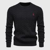 GIRAFFE - CABLE KNIT SWEATER