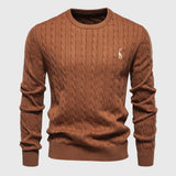 GIRAFFE - CABLE KNIT SWEATER