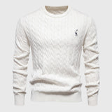 GIRAFFE - CABLE KNIT SWEATER