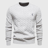 GIRAFFE - CABLE KNIT SWEATER