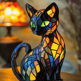 GatoPreto – Lâmpada em Vitrais
