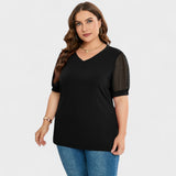 Carolina - Top Elegante com Decote em V