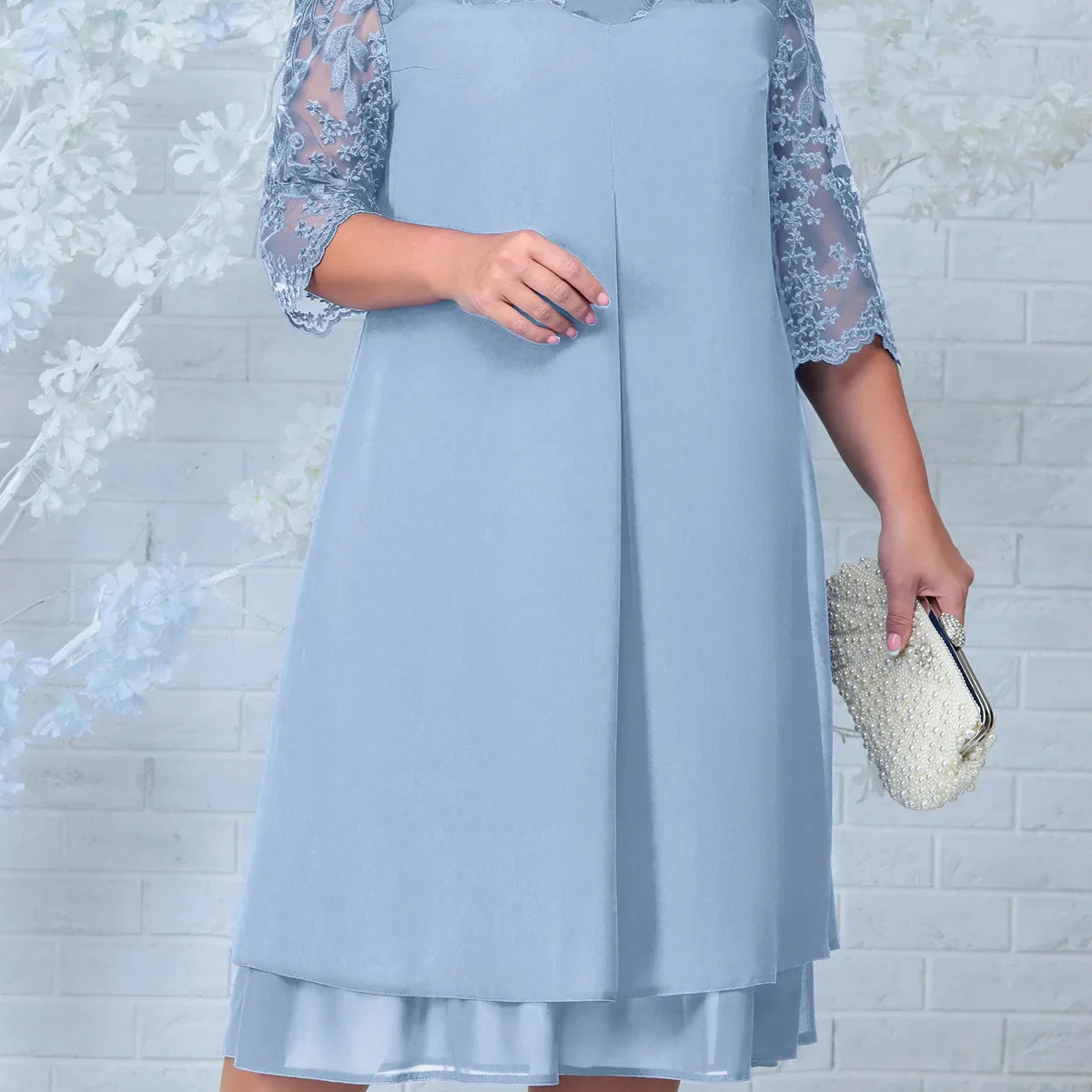 Madalena - Vestido Casual Bordado