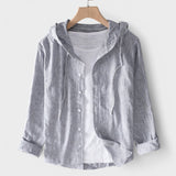 Clara - Blusa de Algodão com Capuz