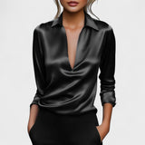 Nádia - Blusa Premium com decote em V