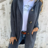 Sandra | Casaco de Malha Comprido e Elegante