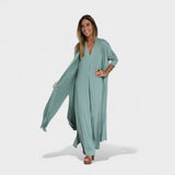 Filipa - Colete + Vestido Longo com Decote em V